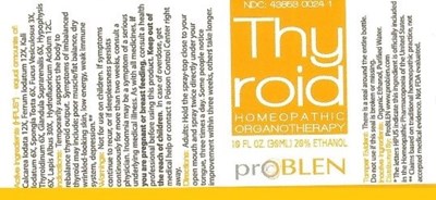 1 Fl. Oz. Bottle Label (Thyroid 1.0 Fl. Oz. Bottle Label)